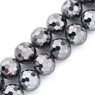 Synthetic Terahertz Stone Beads Strands