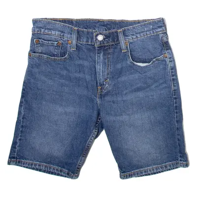 LEVI'S 412 Womens Denim Shorts Blue Slim S W29