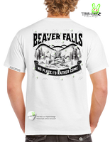 Beaver Falls - Men's funny t-shirt - humorous t-shirt Menswear Tshirt Print Top Crewneck Casual