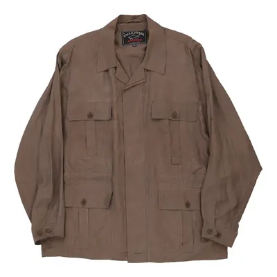 Paul & Shark Jacket - 2XL Brown Silk