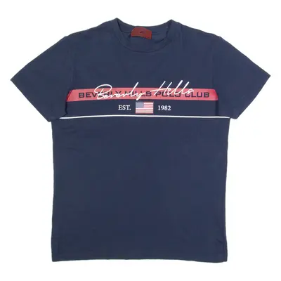 BEVERLY HILLS POLO CLUB Mens T-Shirt Blue S