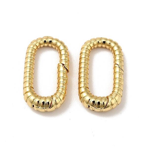 Brass Spring Gate Rings