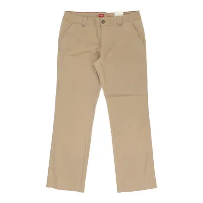 Dickies Slim Fit Trousers - 35W UK 14 Beige Polyester Blend