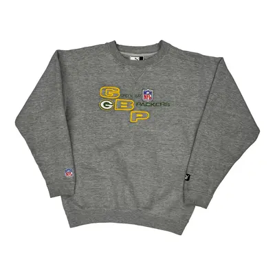 Green Bay Packers Puma Nfl Sweatshirt - Medium Grey Cotton Blend
