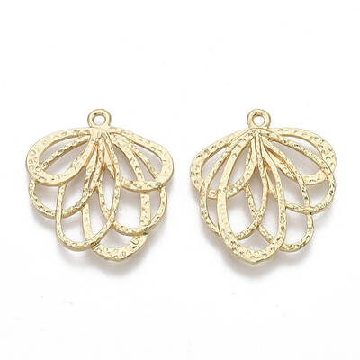 Alloy Hammered Pendants