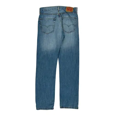 505 Levis Jeans - 32W 34L Blue Cotton