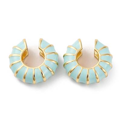 Brass Cuff Earrings for Women