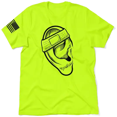 Ear - Safety Yellow T-Shirt