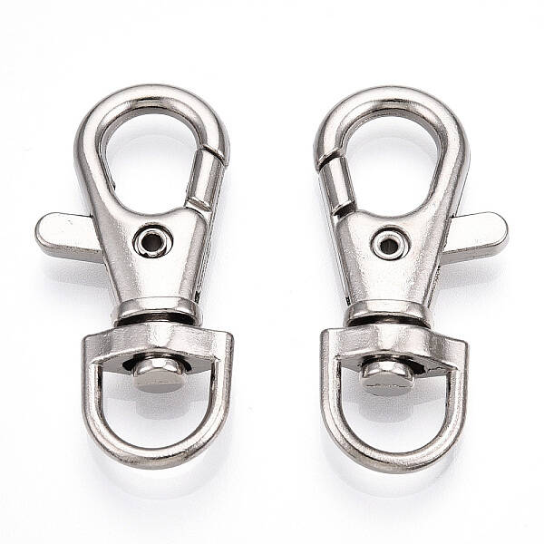 Alloy Swivel Lobster Claw Clasps