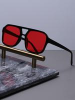 Summer Fashionable All-match Double Beam Aviator Shades for Everyday Use, Summer Geometric Frame Tinted Lens Fashion Sunglass...