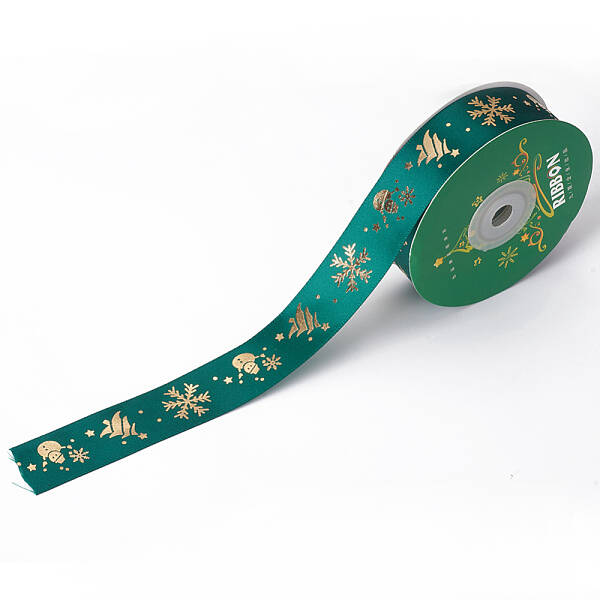 Single Face Polyester Printed Satin Ribbon