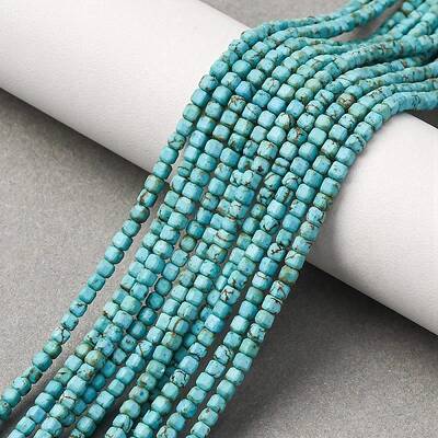 Natural Howlite Beads Strands