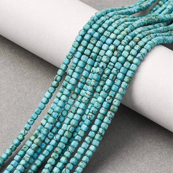 Natural Howlite Beads Strands