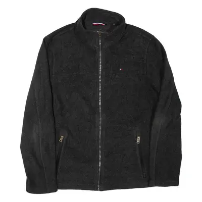 TOMMY HILFIGER Mens Fleece Jacket Black M