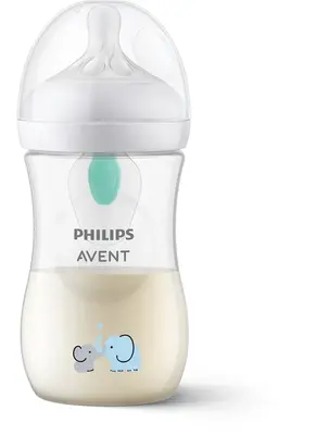 Philips Avent Natural Response AirFree vent bottle 1 month+ elephant 260 ml