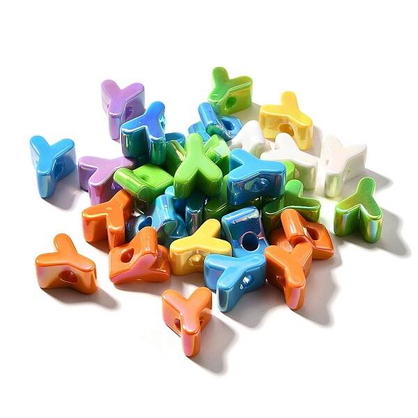 UV Plating Opaque Acrylic Beads