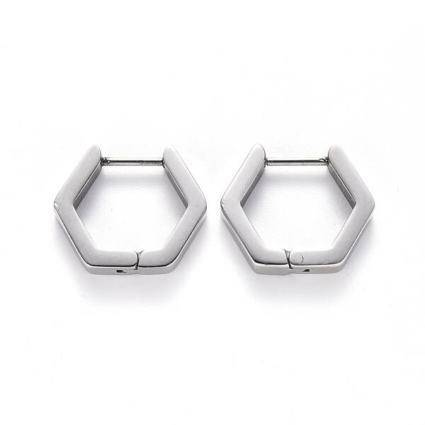 Tarnish Resistant 304 Stainless Steel Huggie Hoop Earrings