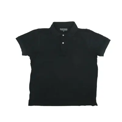 COVERI Polo Shirt Black Short Sleeve Boys XL
