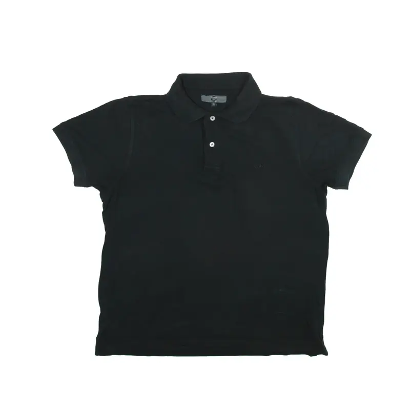 COVERI Polo Shirt Black Short Sleeve Boys XL