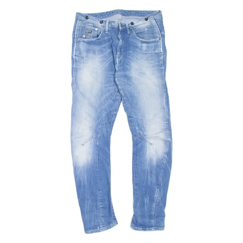 G-STAR Womens Jeans Blue Slim Skinny Stone Wash W30 L27