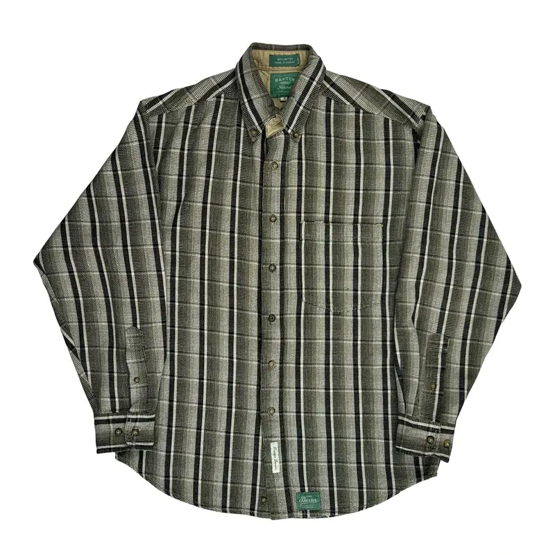 Baxter Checked Shirt - Small Multicoloured Cotton