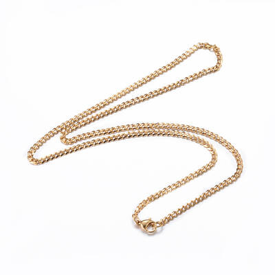 304 Stainless Steel Curb Chain Necklaces