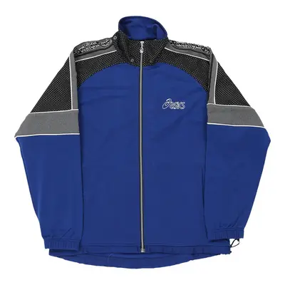 Asics Track Jacket - XL Blue Polyester