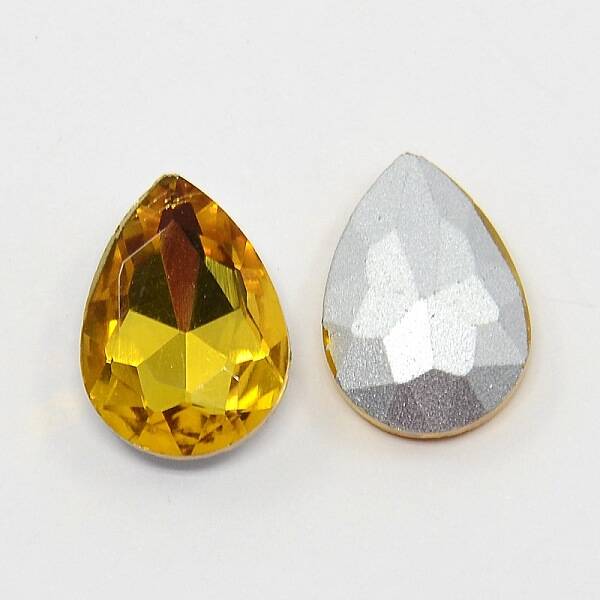 Glass Pointed Back Rhinestone