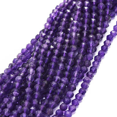 Natural Amethyst Beads Strands
