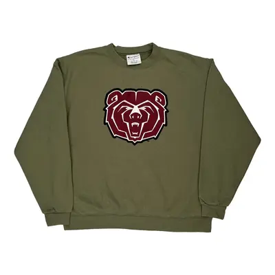 Missouri State Bears Champion Ncaa Sweatshirt - XL Khaki Cotton