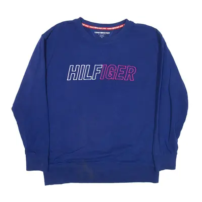 TOMMY HILFIGER Sweatshirt Blue Womens M