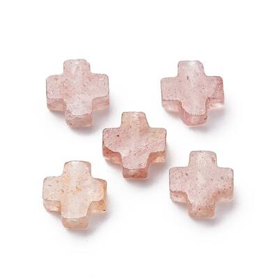 Natural Strawberry Quartz Beads
