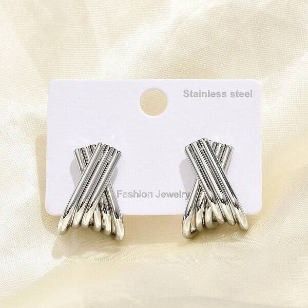 304 Stainless Steel Stud Earrings