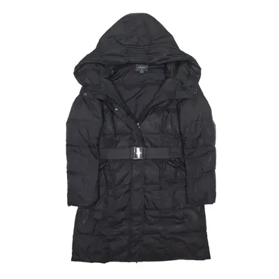 CAMOLMILLA Down Insulated Parka Coat Black Womens UK 12