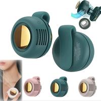 Fan Portable Bladeless Mini - Quiet, Three-speed Adjustable Waist Fan, Hands-free Cooling, Rechargeable Rotating, Great for T...