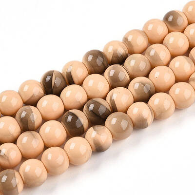 Baking Painted Glass Beads Strands