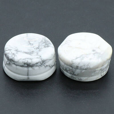 Natural Howlite Display Base Stand Holder for Crystal