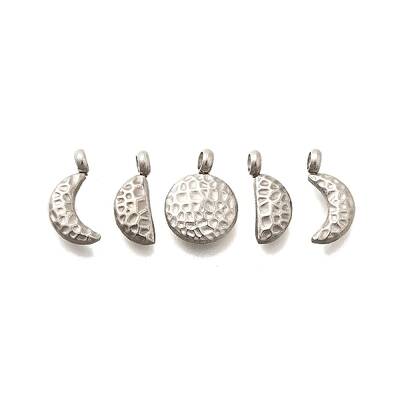 5Pcs 304 Stainless Steel Charms