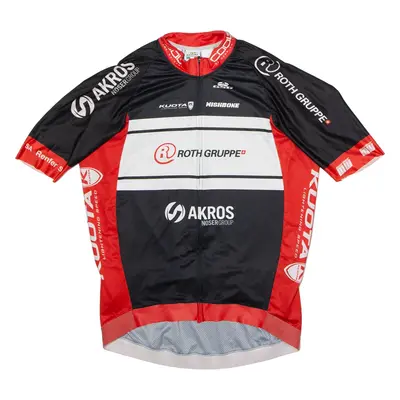 GSG Akros Full Zip Cycling Mens Jersey Black High Neck 3XL