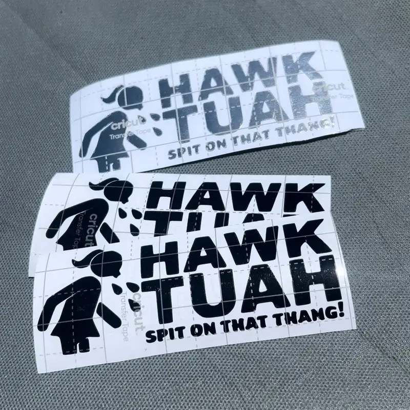 Hawk tuah decal