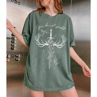 You Do Not Yield TShirt, To Whatever End Tee, Terrasen Throne Of Glass Merch, SJM Quote Gift, Bookish Lovers Shirt, Gift For ...