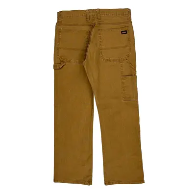Utility Dickies Cargo Carpenter Trousers - 31? Waist Brown Cotton Blend