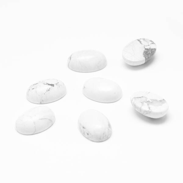 Natural Howlite Gemstone Cabochons