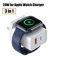 20W for Apple Watch Charger, Multiport PD Fast Charger Block, USB C Wall Power Adapter iPhone 11/12/13/14/15/Pro Max, XS/XR/X...