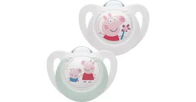 NUK Star Peppa Pig pacifier 0-6 months 2 pieces