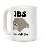 IBS Raccoon Ceramic Coffee Mug – Reusable, Washable Office Drinkware for Coffee, Tea & Beverages