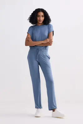 Wide Leg Pant in Blue | Color: Arctic Sea | Size: 2XL