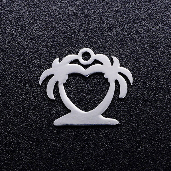 Tarnish Resistant 201 Stainless Steel Hollow Charms