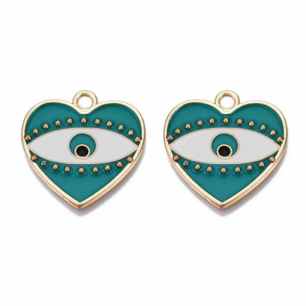 Rack Plating Alloy Enamel Pendants