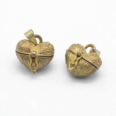 Brass Prayer Box Pendants